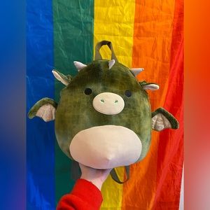 12” bnwt duke the dragon Squishmallow backpack